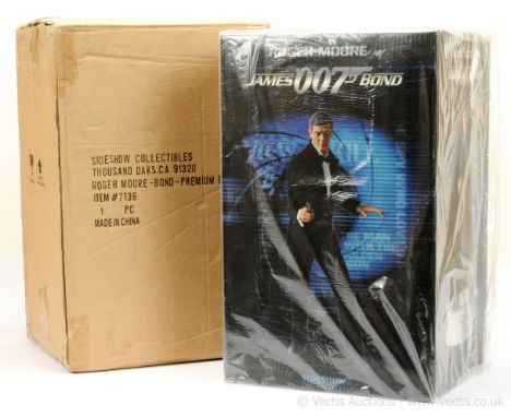 Sideshow - "James Bond" - (1/4th scale) Limited Edition Figure - "James Bond / Roger Moore" - Mint including carded picture b