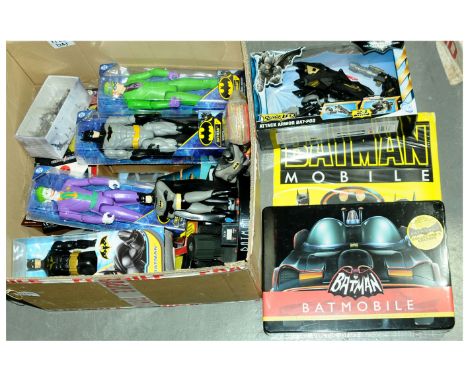 A group of "Batman" related to include Mattel W7219 Attack Armour Bat-Pod; Aurora (Polar Lights) re-issue "Batman" Batmobile;
