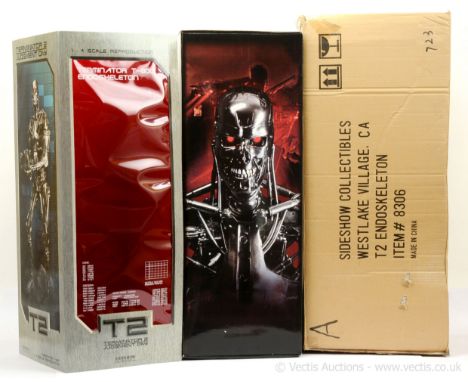 Sideshow "The Terminator" - (1/4th scale) Terminator T-800 Endoskeleton - this example is Mint in a Near Mint carded box (cou