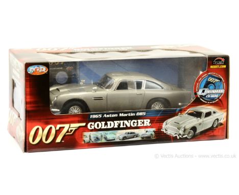 Joyride - "James Bond" - (1/18th scale) Aston Martin DB5 taken from the film "Goldfinger" - silver-grey, chrome trim with man