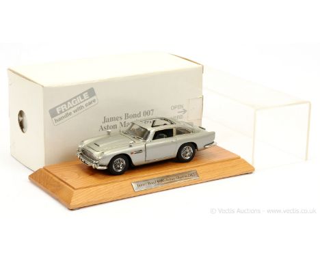 Danbury Mint - "James Bond" - (1/24th scale) Aston Martin DB5 - finished in silver-grey, chrome trim, with many operating fea