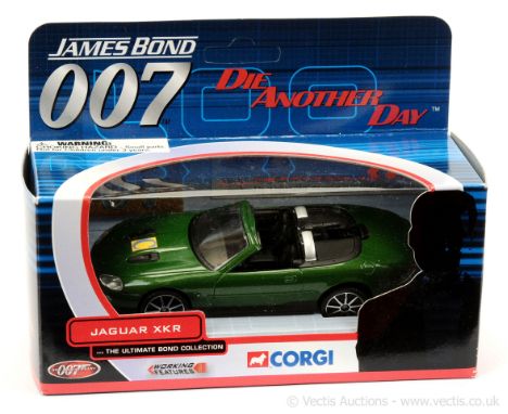Corgi TY07601 - "James Bond" - "Collectables Magazine" Jaguar XKR taken from the film "Die Another Day" - green, black, silve