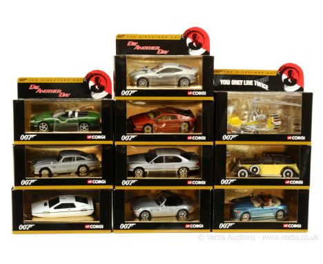 Corgi - "James Bond" a group to include CC04602 "Little Nellie" Gyrocopter; CC04904 BMW Z3; CC04306 Aston Martin DB5; CC04704