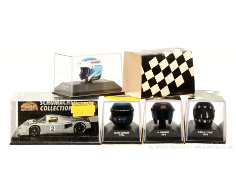 Minichamps a group to include (1/43rd scale) - "Michael Schumacher Collection" Mercedes C291 - silver, black, racing number 2