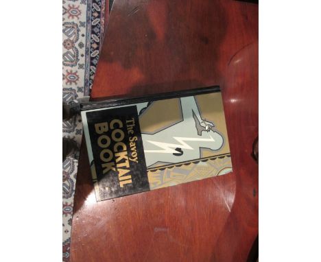 Harry Craddock 'The Savoy Cocktail Book' 1983 edition of the original 1930 1st edition, an iconic art Deco/ flapper period bo