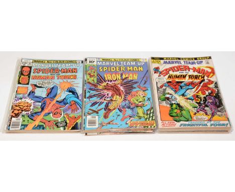 Marvel Team-Up, No's. 2, 8, 10, 24, 25, 27, 28, 44, 48, 49, 53, 54, 58, 59, 60, and 61; Giant-Size Spider-Man and Master of K
