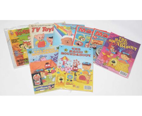 The Magic Roundabout, No's. 1, 2 and 3 (with free gifts); The Flintstones, No. 1, (August 1994 with free gift); Rainbow Speci