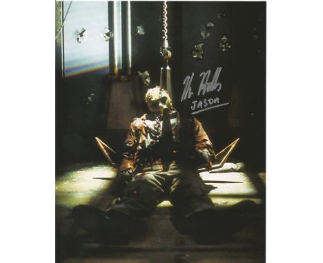 Kane Hodder Friday 13th Jason X hand signed 10x8 photo. This beautiful hand signed photo is signed by Kane Hodder who played 