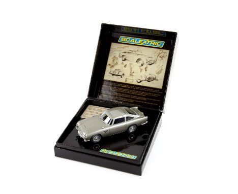 James Bond Goldfinger Scalextric Numbered Limited Edition: Aston Martin DB5 with working features, boxed. 