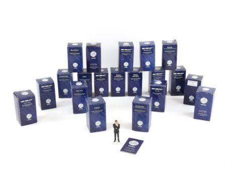 James Bond - 21 Corgi Icons Figures including Sean Connery as 007 (F04012) and Roger Moore as 007 (F04042) (both limited edit