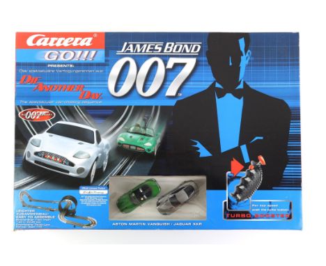 James Bond Carrera Go!!! Die Another Day 60007 boxed set and two Carrera Go!!! boxed modesl 1:43 scale (3). 