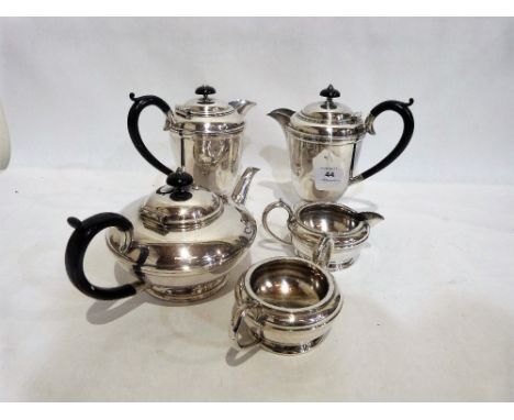 A four piece silver plated 'Civic' tea and coffee service