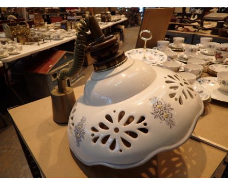 Ceramic light shade rise and fall by Jackson and King