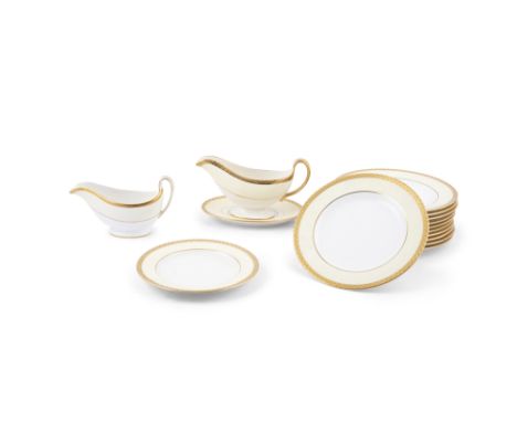 ***PLEASE NOTE: LOT NO. SHOULD READ 426 IN PRINTED CATALOGUE***A COPELAND SPODE CHINA PART DINNER SERVICE, comprising: 12 din