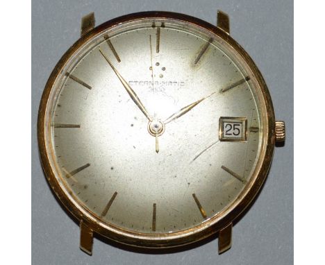 A GENTLEMAN’S ETERNA 18CT MATIC DAY/DATE WATCH.