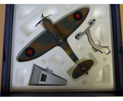 1/32 scale Corgi Classics Supermarine Spitfire mark IIA, as flown by WC Douglas Bader & "Reach for the Sky" by Paul Brickhill