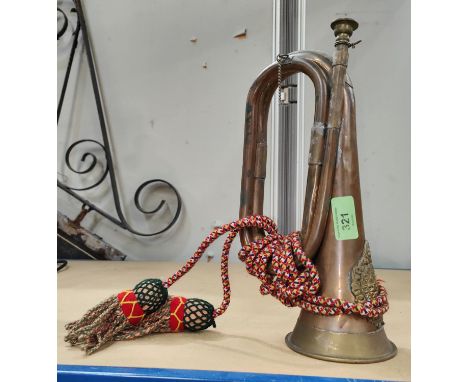 An Argyll and Sutherland Highlander's bugle 