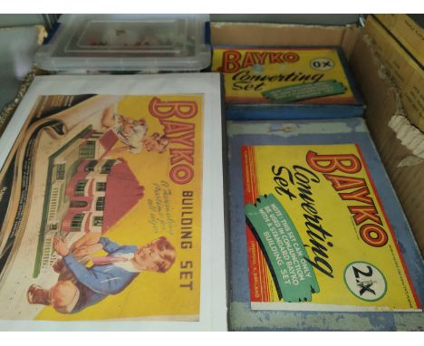 A selection of vintage Bayko mainly in original boxes; a set of No. 0, a set of No. 1, four sets of No. 2, a set of No 0x, an
