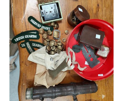 Mark 1,&nbsp; WWII period marching compass; a quantity of military clothing etc. 