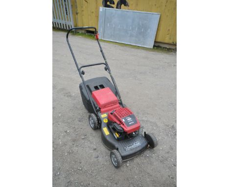 A MOUNTFIELD MODEL 24-3781-00  PETROL LAWNMOWER, with grass box  (engine turns)