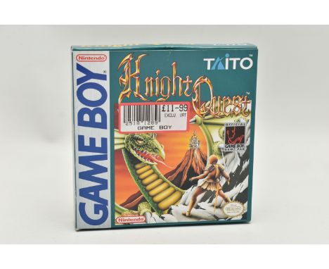 KNIGHT QUEST GAMEBOY COMPLETE IN BOX, rare and desirable Gameboy turn based RPG, box only has minor wear and tear, game and m