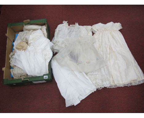 Edwardian Nightgowns, christening gowns, Agatha blouse, bonnet, silk dress, crochet, etc- One Box.