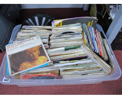 A Large Box of 7" Singles, artists include Sparks, Black Sabbath, T-Rex, The Who, Bob Dylan, Gary Moore, Johnny Hates Jazz, D