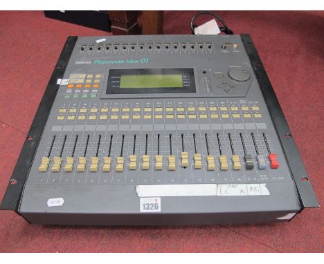 A Yamaha Programmable Mixer 01, digital 16 channel mixer (untested).