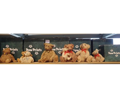 Six Paw Prints ceramic bears. Not available for in-house P&amp;P 
