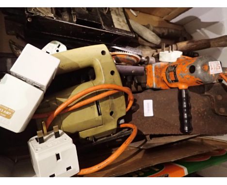 Two boxes of mixed tools. Not available for in-house P&amp;P 