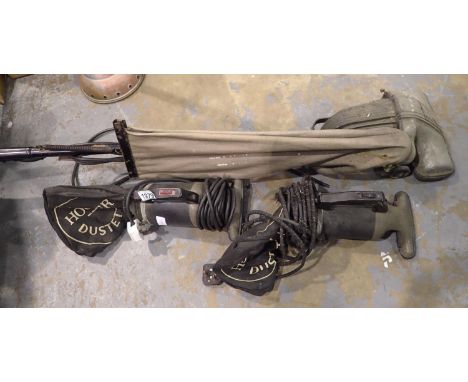 Three vintage vacuums.All electrical items in this lot have been PAT tested for safety and have passed. This does not confirm