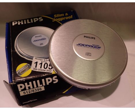 Philips AX2330 slim and jogproof portable CD player, working at lotting. P&amp;P Group 1 (£14+VAT for the first lot and £1+VA