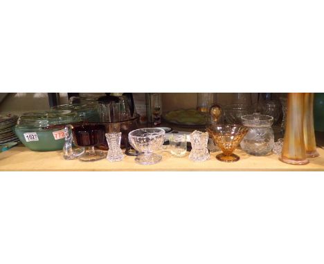 Collection of mixed glass to include thermometer. Not available for in-house P&amp;P 