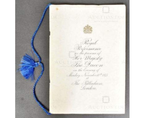 Dad's Army (BBC Sitcom 1968-1977) - Royal Variety Performance - an original programme for a 'Royal Performance In The Presenc