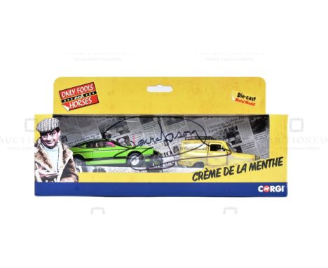 Only Fools &amp; Horses (BBC Sitcom 1981-2003) - Sir David Jason - autographed Corgi 1/43 scale diecast model set CC99189 ' D