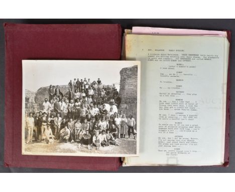 The Life Of Brian (1979) - Monty Python - an original production used script for the film, used and owned by camera operator 
