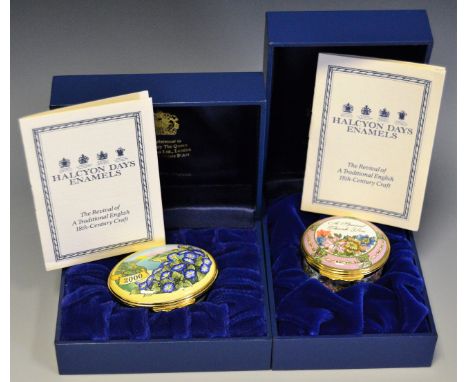 Halcyon Days - a enamel Millennium The Year to Remember box; another A Special Thank You (2)