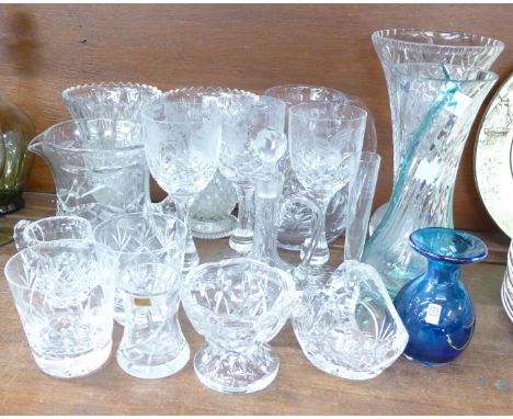 A collection of glassware including M'dina, Caithness and coloured, Caithness a/f, (18)