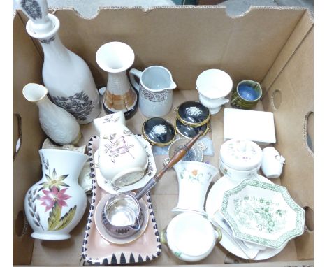 A collection of mixed decorative china including Coalport, Radford, Langley, Wedgwood and Minton, etc.
