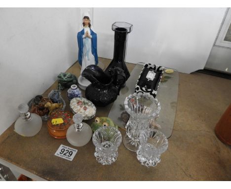 Quantity of Misc - Perfume Bottles, Trinket Box etc 