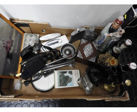 Box of Misc - Trinket Boxes, Vases etc 