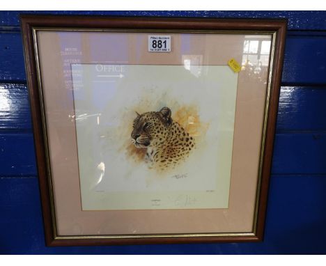 Framed Print - Leopard - By Tony Forrest - Signed 