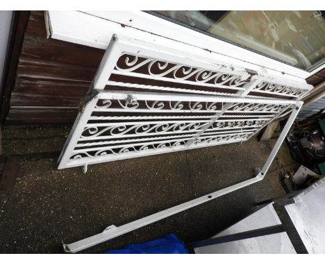Heavy Duty Wrought Iron Gate with Frame 