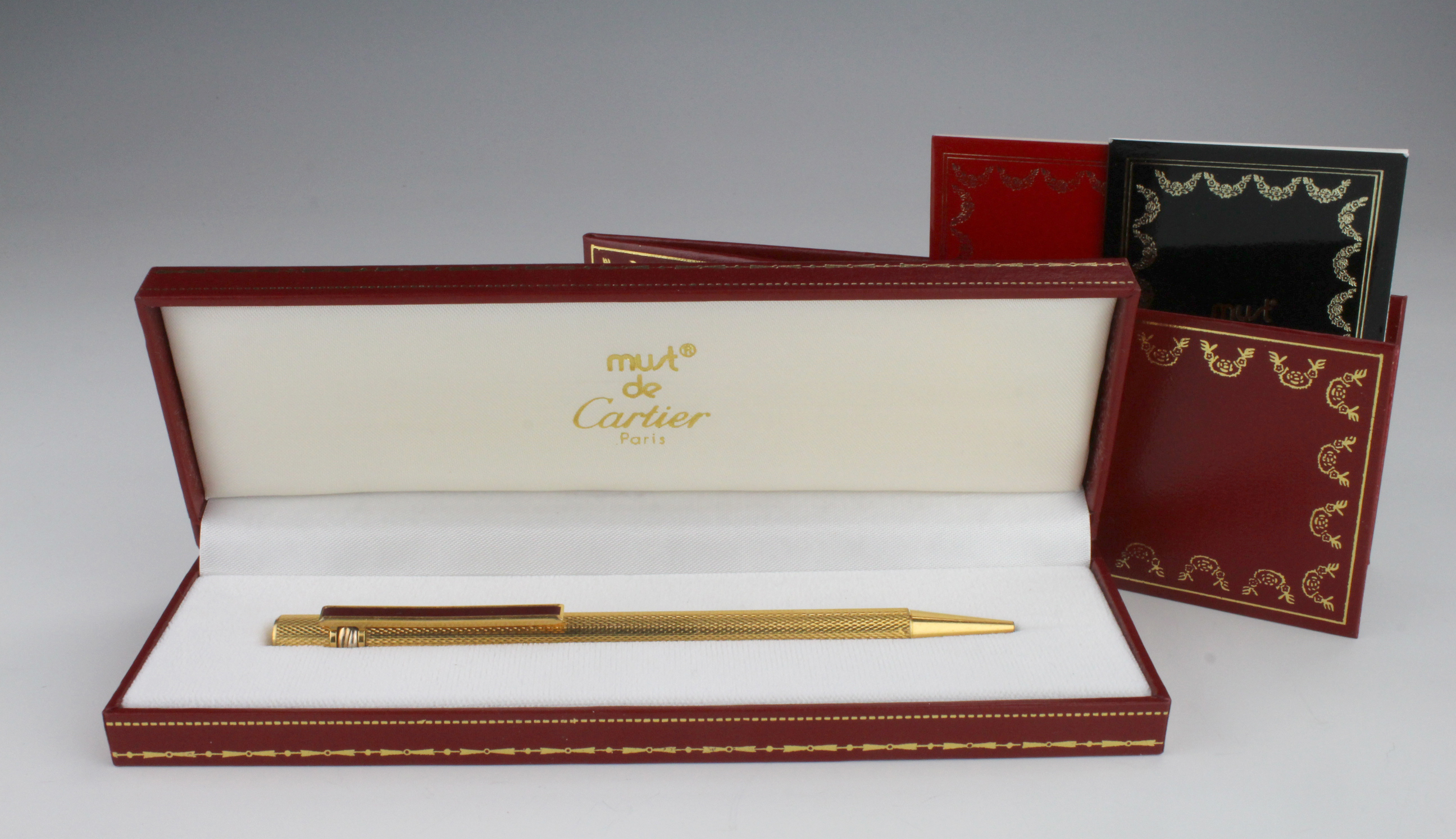 Cartier Stylo Bille ball point pen, with guarentee and refill