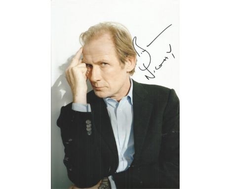 Bill Nighy Harry Potter Actor Signed 8 x 12 inch Love Actually