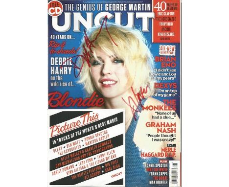 Debbie Harry signed Uncut magazine. Signed on front cover. American singer-songwriter and actress. Best known as lead singer 