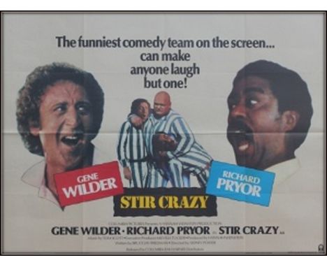 Stir Crazy folded UK quad. Condition C6 Very Good to Fine, see glossary for all condition scales. Stir Crazy is a 1980 Americ