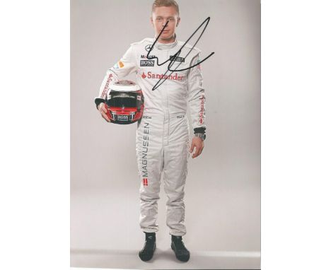 Kevin Magnussen Racing Driver 12X8 Photo Signed 