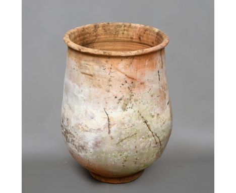 A BELL SHAPED TERRACOTTA PLANTER. height 68cm, width 46cm Location: - Hertfordshire (AL4)