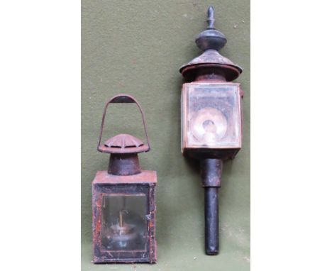 Vintage carriage lamp, plus another similar

 